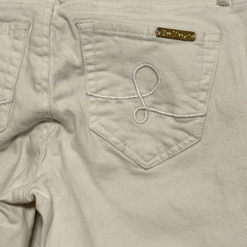 Lilly Pulitzer South Ocean Jeans Sz 2 Frayed Raw Hem Preppy‎ Y2K